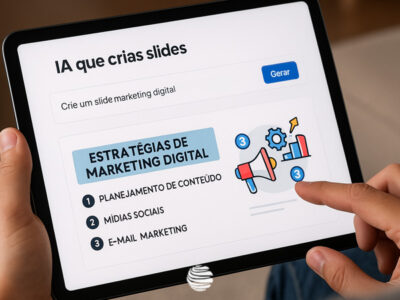 IA que cria slides a partir de texto: transforme conteúdo em apresentações prontas em segundos